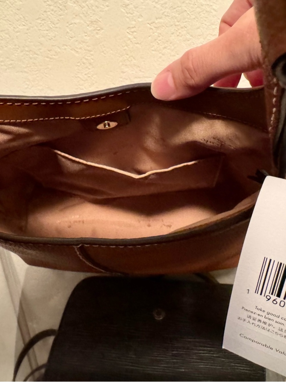 kate spade Brown Pebbled Leather Shoulder Bag - Picture 3 of 4